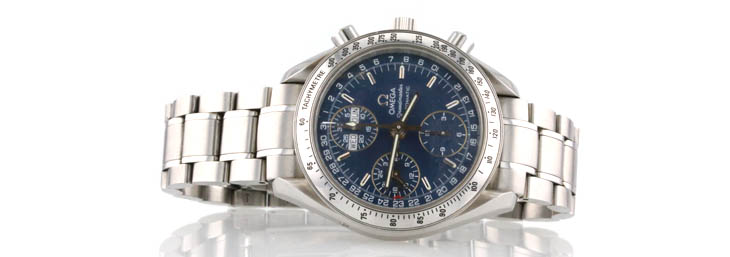 sell Omega Speedmaster blue dial sell Omega Speedmaster blue dial