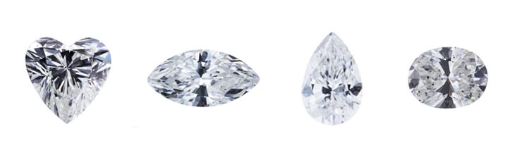 fancy diamond shapes